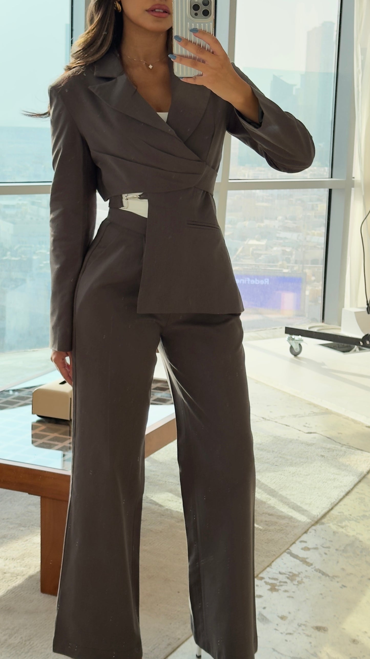 Belted Bliss (Grey)
